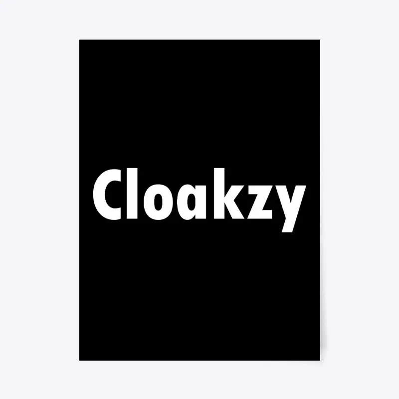 Cloakzy Merch Logo